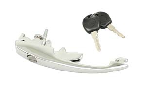 Outer Door Handle w/keys, 60-64 Sold as Pair